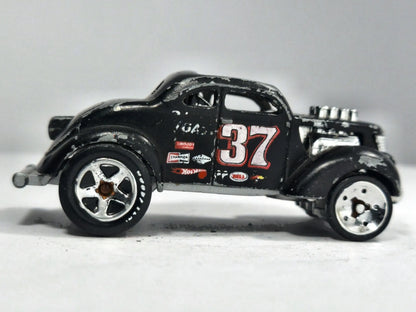 Pass'n Gasser Hot Wheels 2012 1:64 Hot Rod 37 Luzak Czarny – zdjęcie 4