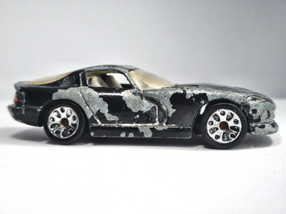 DODGE VIPER GTS, Matchbox 1996, Die cast, Czarny, 1:64, Resoraki – zdjęcie 4