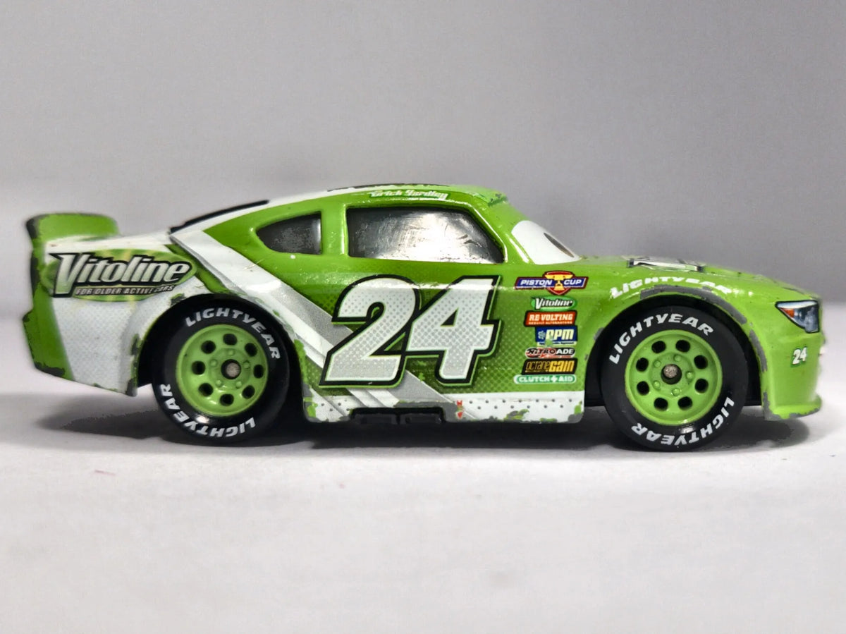 BRICK YARDLEY "AUTA", Disney/Pixar, Die cast DXV53, Zielony, 1:64, Resoraki – zdjęcie 4