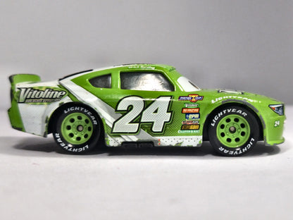 BRICK YARDLEY "AUTA", Disney/Pixar, Die cast DXV53, Zielony, 1:64, Resoraki – zdjęcie 4