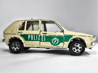 VOLKSWAGEN GOLF MK1 Policja Mebetoys '80 Kremowy 1:43 Made in Italy – zdjęcie 4