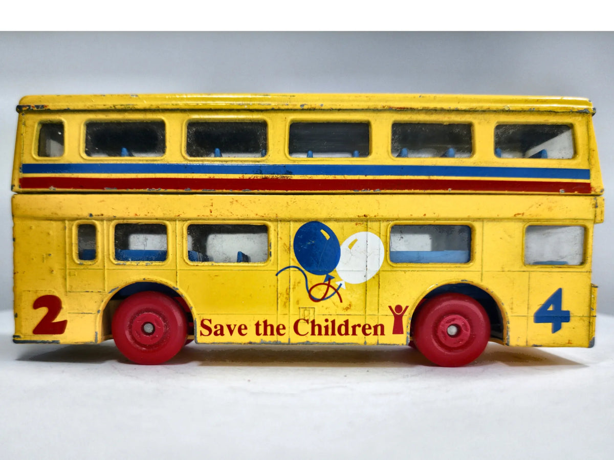 Autobus Piętrowy The Londoner Daimler Fleetline Matchbox 1972 Żółty 1:43 – zdjęcie 4