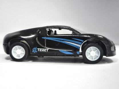 Jak Bugatti Veyron, SV. TEZET, Die cast, Czarny, 1:64, Resoraki – zdjęcie 4