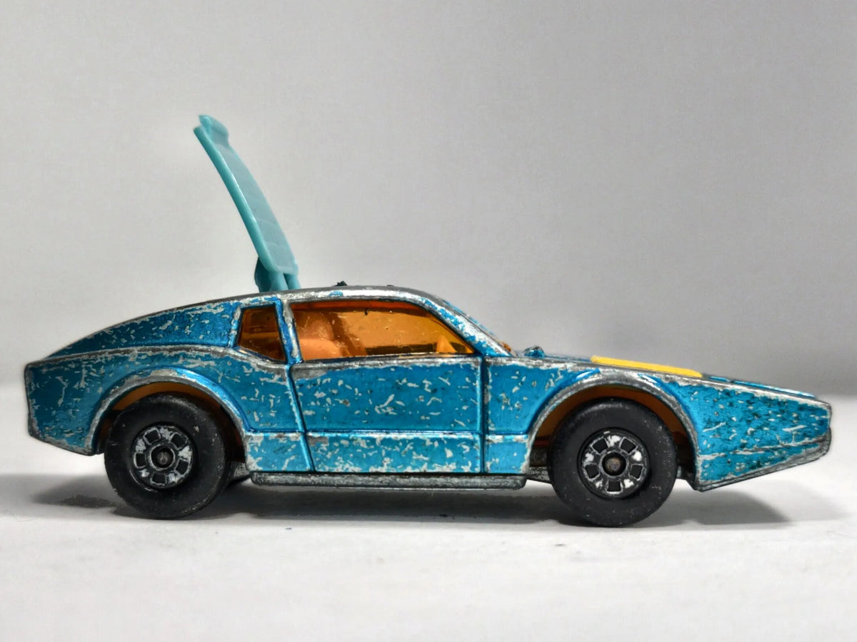 SAAB SONETT III Superfast Matchbox 1973 Niebieski 1:55 Made in England – zdjęcie 4
