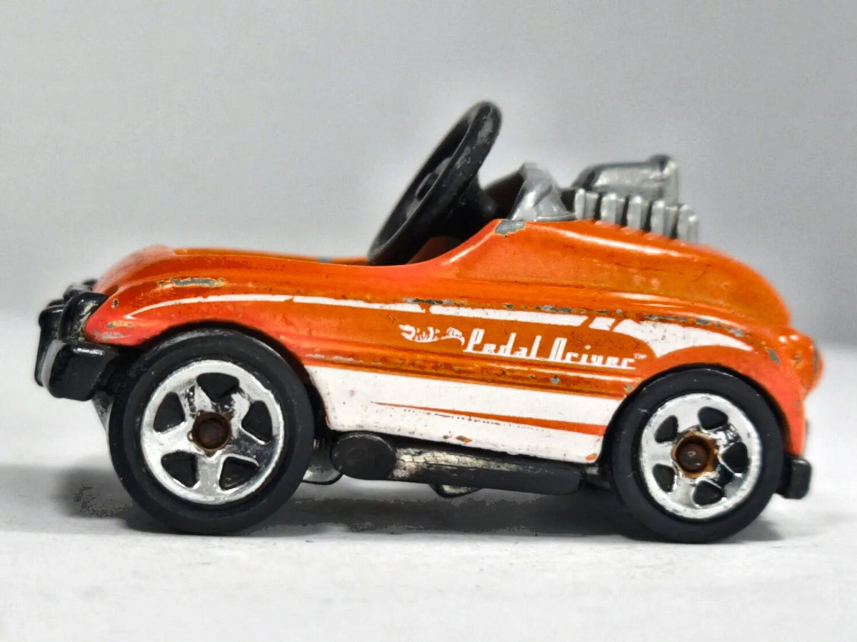 Pedal Driver Hot Wheels 1998 1:64 Luzak Pomarańczowy – zdjęcie 4