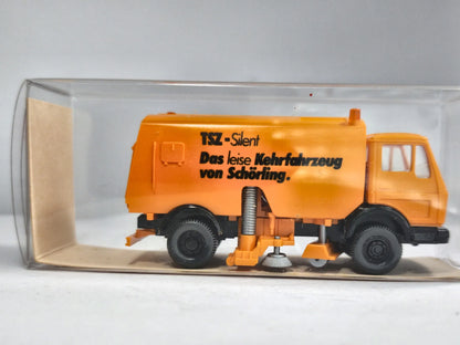 Mercedes-Benz Straßenkehrfahrzeug Wiking Pomarańczowy 1:87 Made in Germany – zdjęcie 4