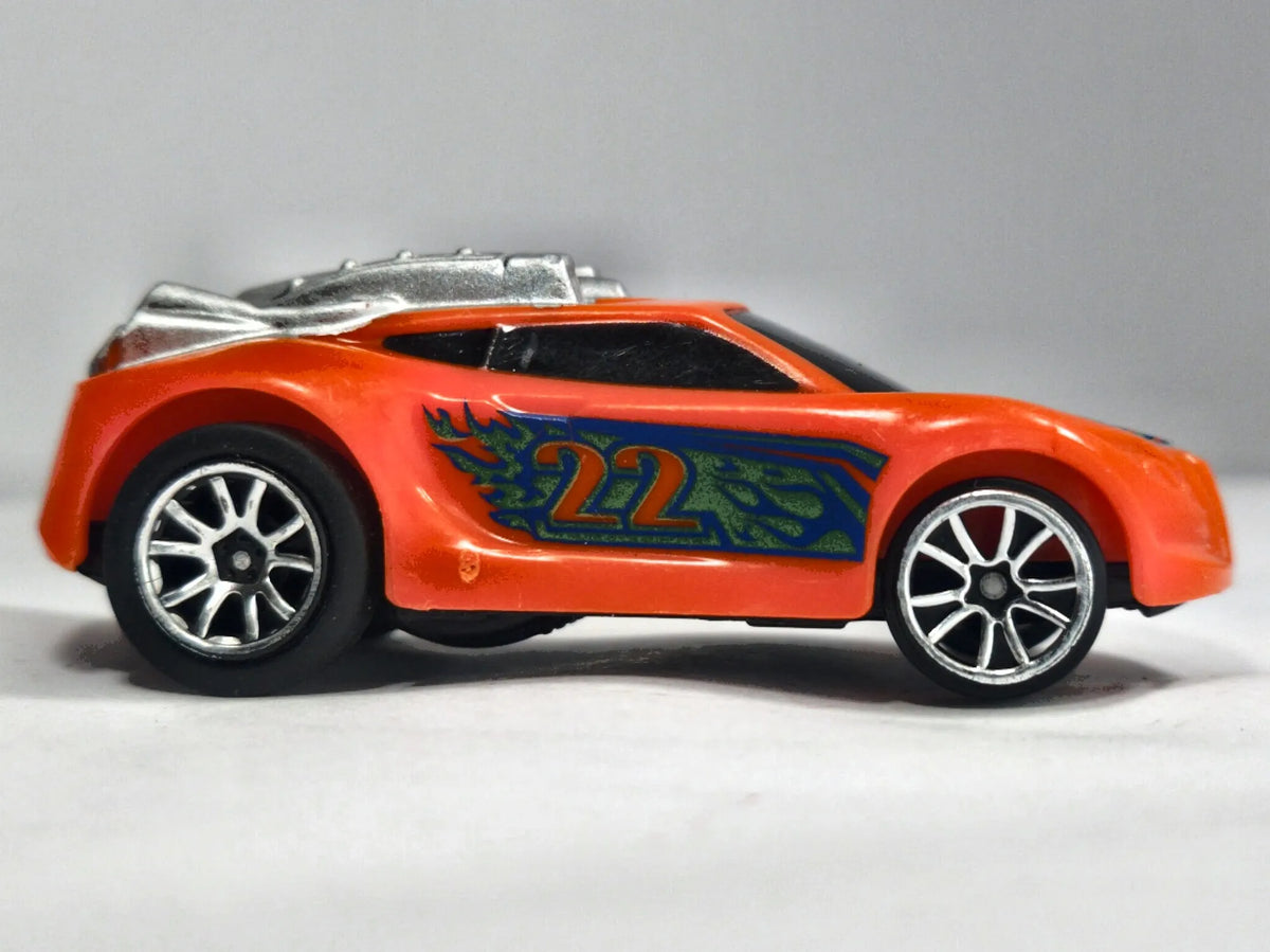 Fantazyjne Sportowe Coupe Metal Machines Motor Max Pomarańczowy 1:64 – zdjęcie 4
