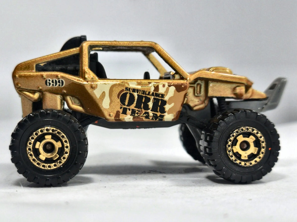 Road Rider Matchbox 1991 1:64 Buggy Luzak Złoty – zdjęcie 4