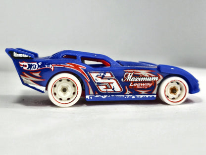 Maximum Leeway Hot Wheels 2012 HW Racing 1:64 Luzak Niebieski – zdjęcie 4