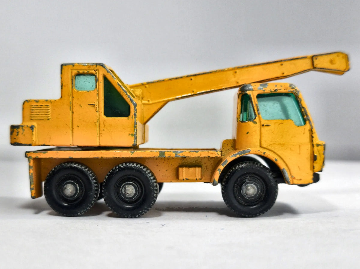 DODGE CRANE TRUCK Matchbox 1973 Żółty 1:75 – zdjęcie 4