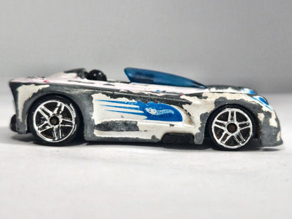 Monoposto Hot Wheels 2000 Biały 1:64 Vintage – zdjęcie 4