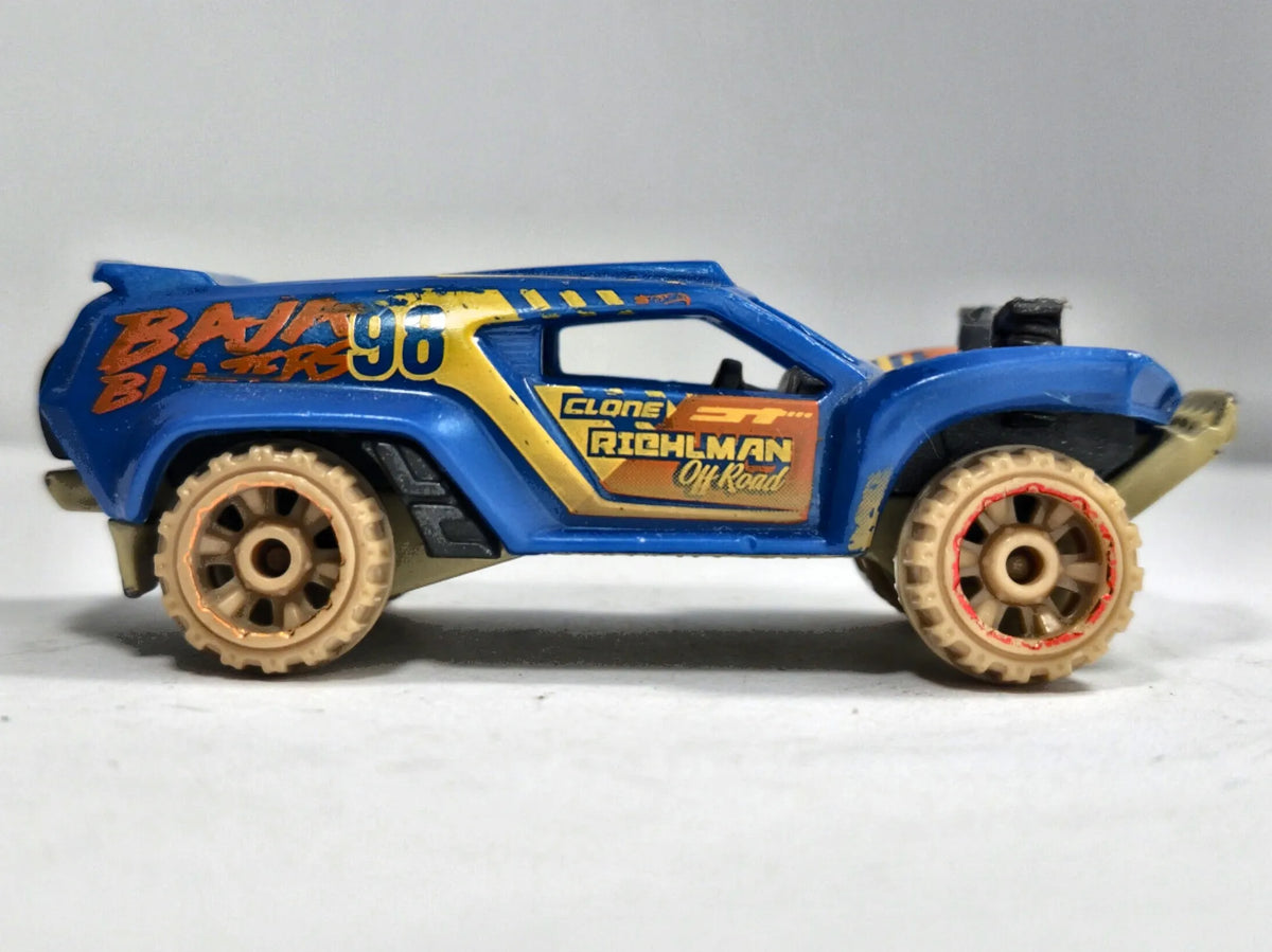 Dune Crusher Hot Wheels 2013 1:64 Buggy HWGRFX 98 Luzak Niebieski – zdjęcie 4