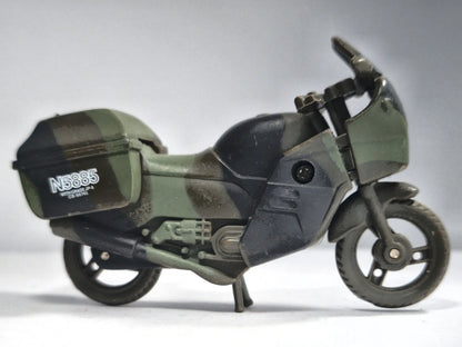 MOTOCYKL WOJSKOWY BMW R 1200 RT, Hasbro, N5885, Zielony, 1:18, Resoraki – zdjęcie 4