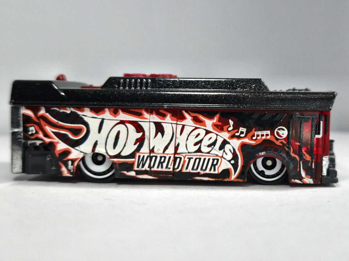 AIN'T FARE, BUS, Hot Wheels 2020, Die cast GRX52, Czerwony, 1:64, Resoraki – zdjęcie 4
