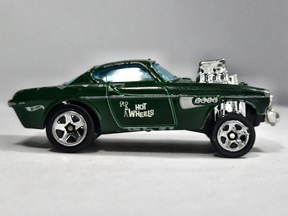 VOLVO P1800 GASSER Hot Wheels 2022 HKG27 Zielony 1:62 – zdjęcie 4