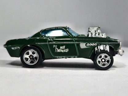 VOLVO P1800 GASSER Hot Wheels 2022 HKG27 Zielony 1:62 – zdjęcie 4