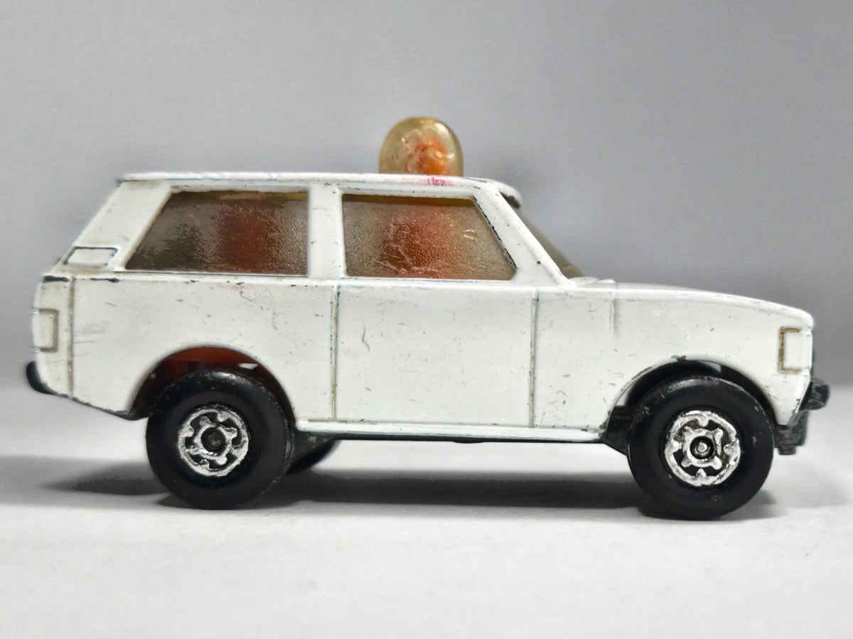 NO.20 POLICE PATROL, Matchbox 1975, Die cast NO20, Biały, 1:64, Resoraki – zdjęcie 4