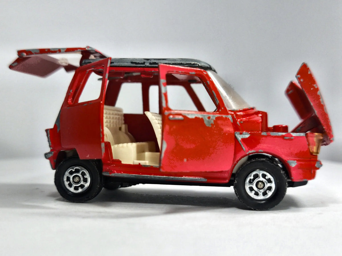 OSI DAF CITY CAR Mainline Majorette 1971 Czerwony 1:43 Made in France – zdjęcie 4