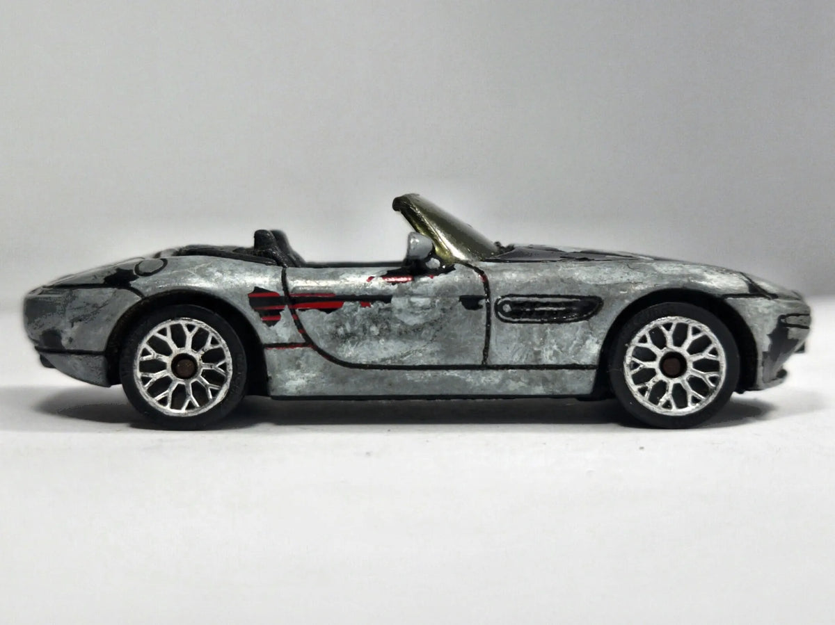 Bmw Z8 Matchbox 2001 1:55 Luzak Srebrny – zdjęcie 4