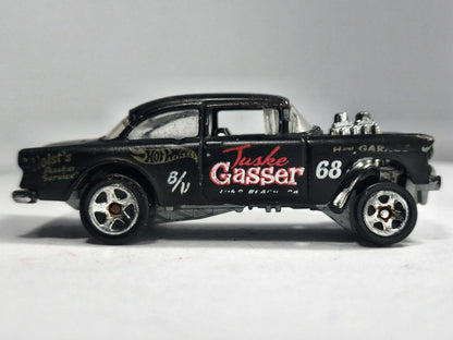 CHEVROLET BEL AIR GASSER, Hot Wheels 2012, Die cast X1634, Czarny, 1:64 – zdjęcie 4