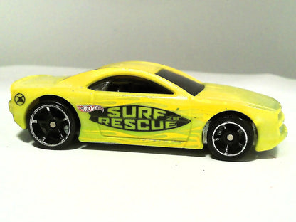 MUSCLE TONE, Surf Rescue, Hot Wheels 2000, Resoraki, Die cast, Żółty, 1:64 – zdjęcie 4