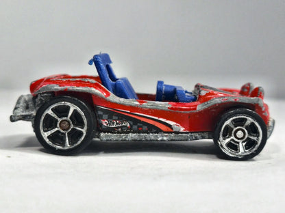 Meyers Manx HW Glow Wheels Hot Wheels 2002 Red 1:64 – zdjęcie 4
