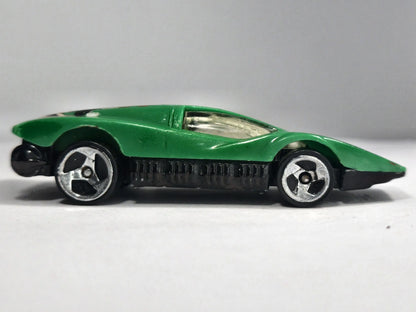 SILVER BULLET, Hot Wheels 1974, Vintage Die cast, Zielony, 1:64, Resoraki – zdjęcie 4