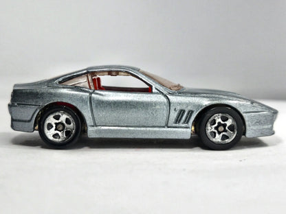 FERRARI 550 MARANELLO Hot Wheels 1999 Srebrny 1:64 – zdjęcie 4