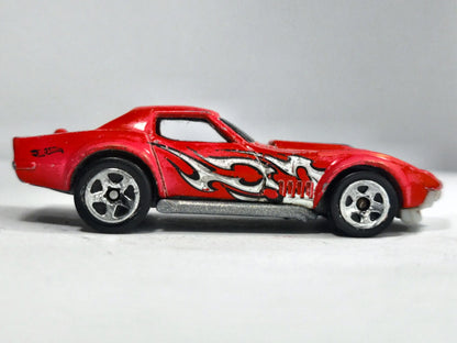 Chevrolet Corvette Stingray Hot Wheels 1974 1:64 Luzak Czerwony – zdjęcie 4
