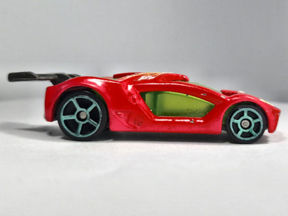 IMPAVIDO 1, Hot Wheels 2012 dla McDonald's, Die cast Czerwony 1:64 Resoraki – zdjęcie 4