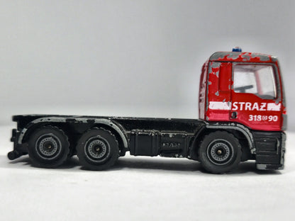 Ciężarówka Man Tgs Straż pożarna Majorette Czerwony 1:87 – zdjęcie 4