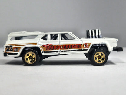 CRUISE BRUISER #22, Hot Wheels 2015, Die cast 1 N, Biały, 1:64, Resoraki – zdjęcie 4