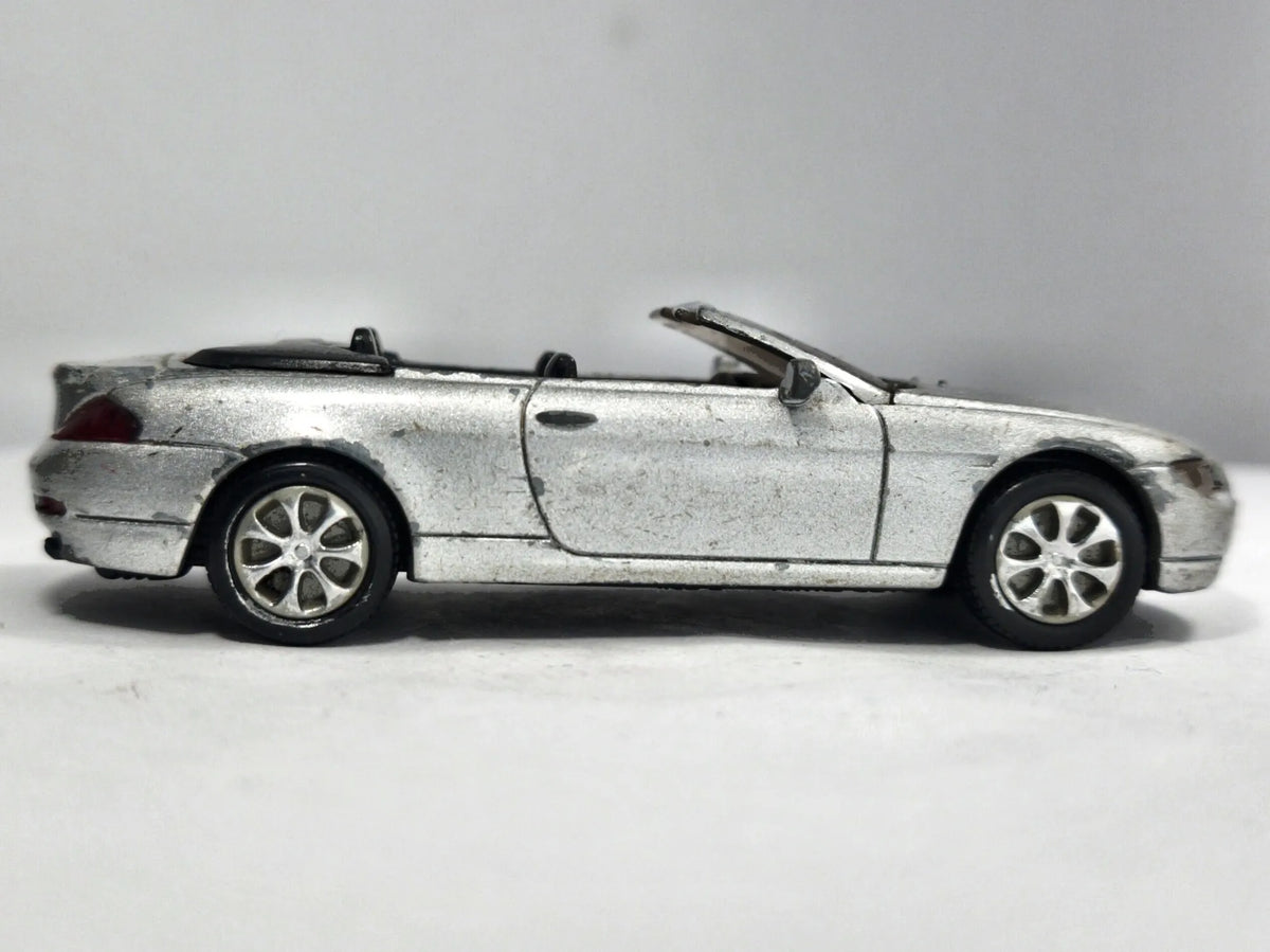 BMW 645I Cabrio SIKU 1:54 Luzak Srebrny – zdjęcie 4