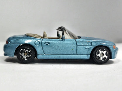 BMW Z3 Motor Max 1:64 Roadster Luzak Niebieski – zdjęcie 4