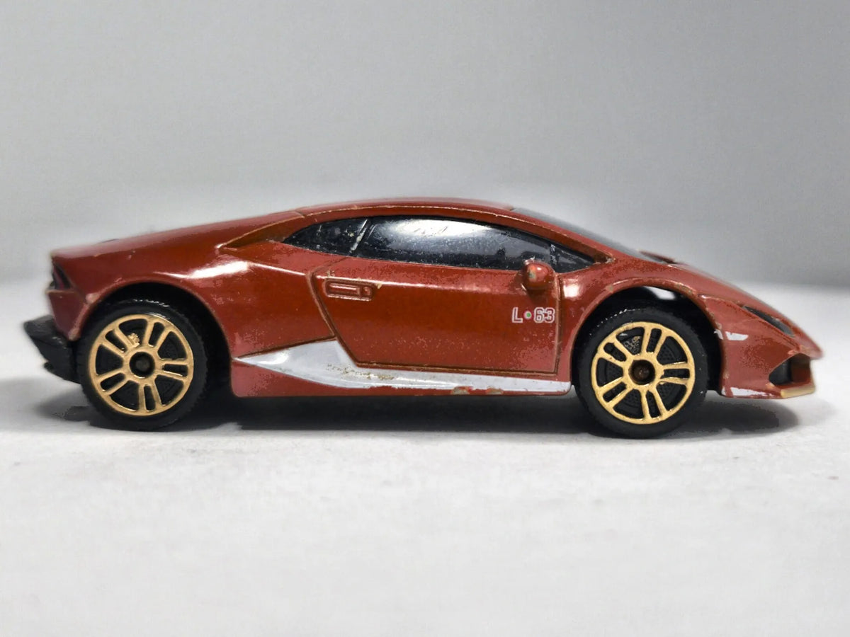 LAMBORGHINI HURACÁN LP 610-4, Majorette,cREF:219F, Metaliczny, Brąz 1:64, – zdjęcie 4