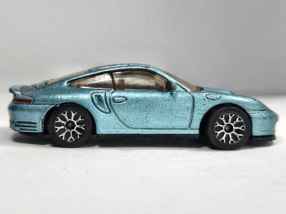 Porsche 911 Turbo Matchbox 2001 1:58 Luzak Niebieski – zdjęcie 4
