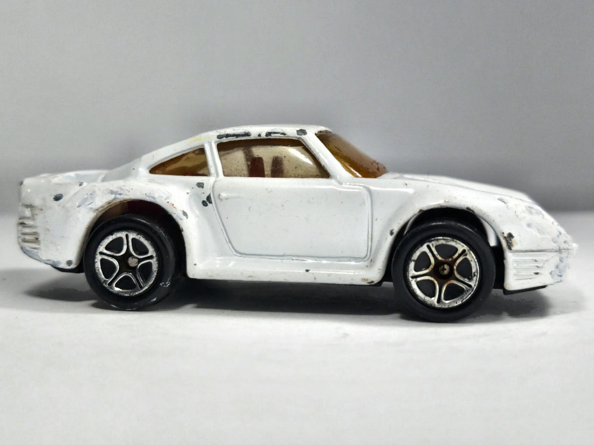 Porsche 959 Matchbox 1986 Biały 1:58 – zdjęcie 4