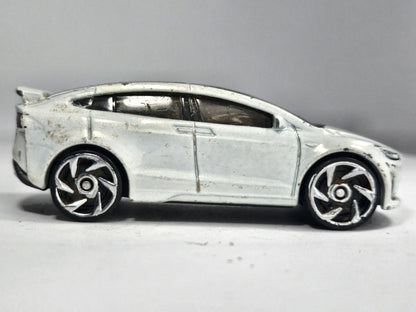 Tesla Model X Hot Wheels 2016 Mainline 1:64 Luzak Biały – zdjęcie 4