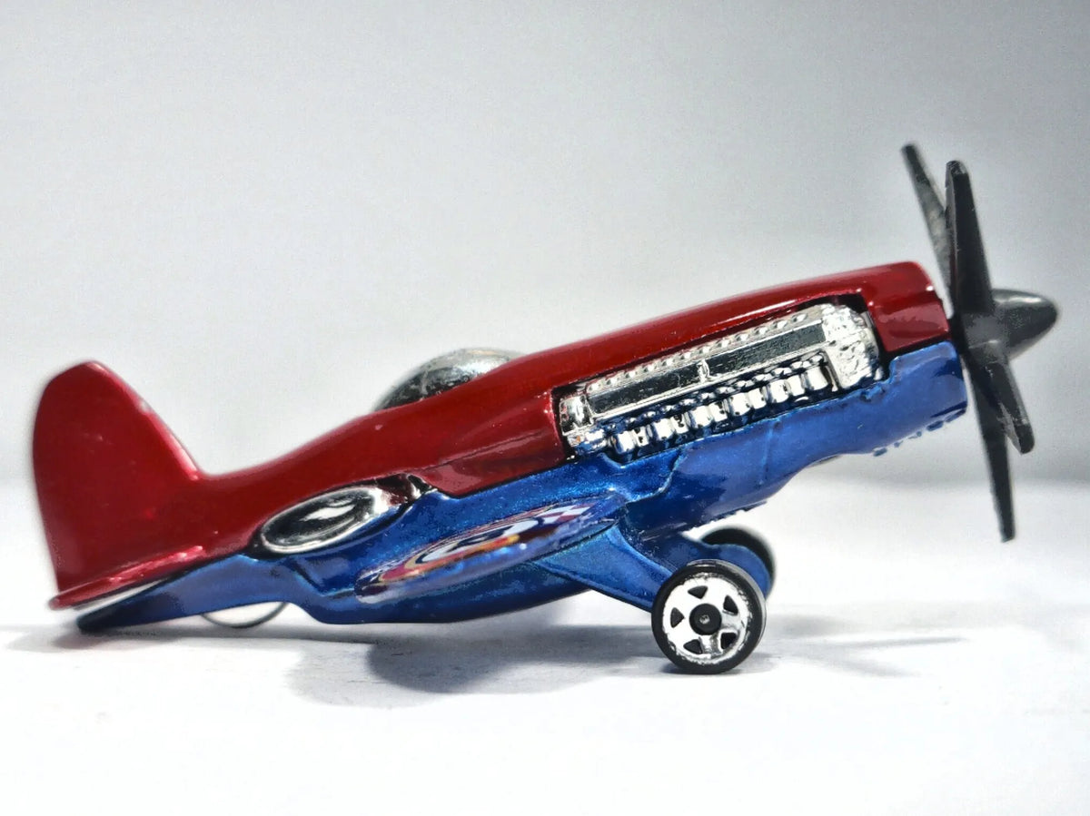 MAD PROPZ, SAMOLOT, Hot Wheels 2004, Die cast C2719, Resoraki, 1:64 – zdjęcie 4