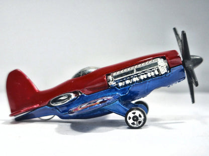 MAD PROPZ, SAMOLOT, Hot Wheels 2004, Die cast C2719, Resoraki, 1:64 – zdjęcie 4
