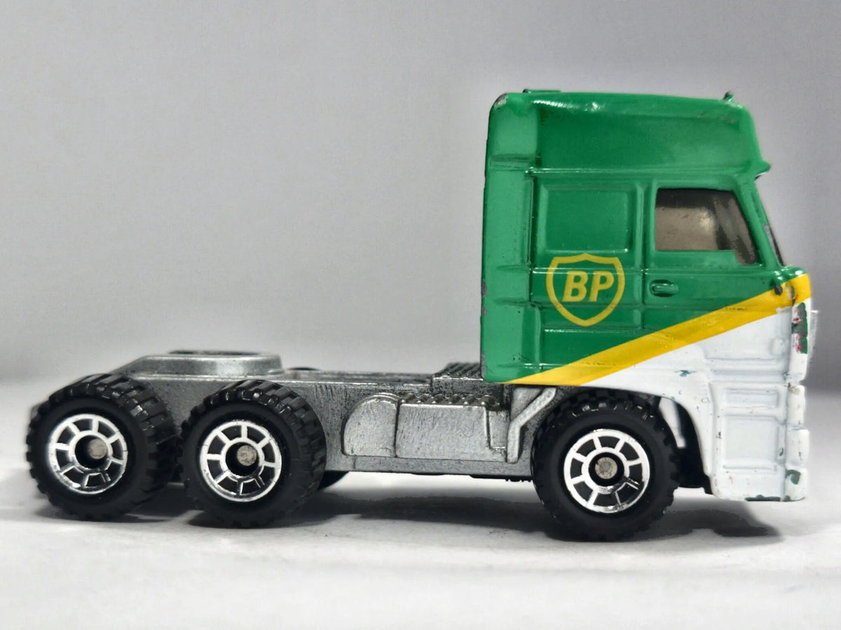 Daf 3300 Space Cab BP Hot Wheels 1987 Zielony 1:67 – zdjęcie 4