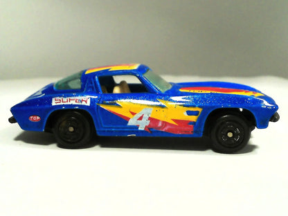 Chevrolet Corvette Split Window 1963, Yatming, Die cast No.1078, Niebi 1:64 – zdjęcie 4