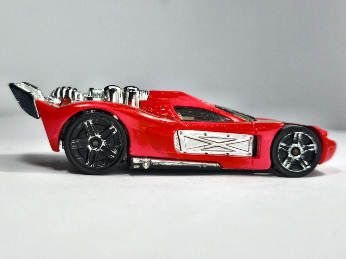 Spine Buster Hot Wheels 2006 1:64 Luzak Czerwony – zdjęcie 4