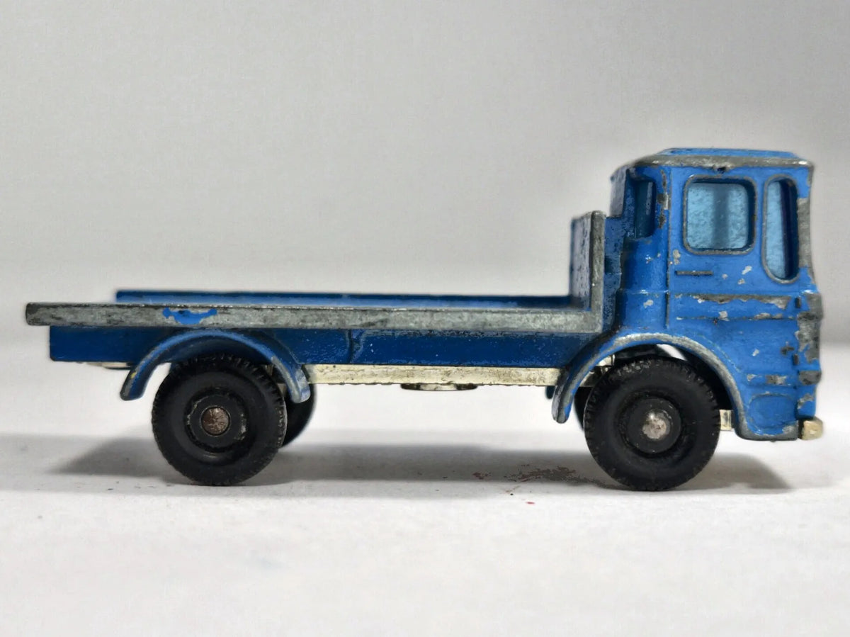 SITE HUT TRUCK, LEYLAND Matchbox 1973 NO.60 Niebieski 1:87 – zdjęcie 4