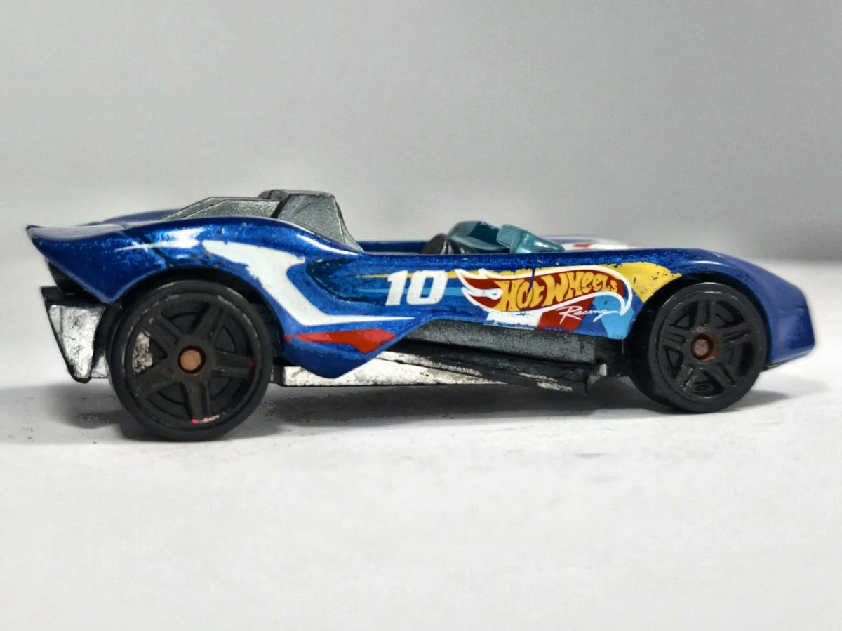 Carbonic Hot Wheels 2014 TRACK ACES 1:64 10 Luzak Niebieski – zdjęcie 4