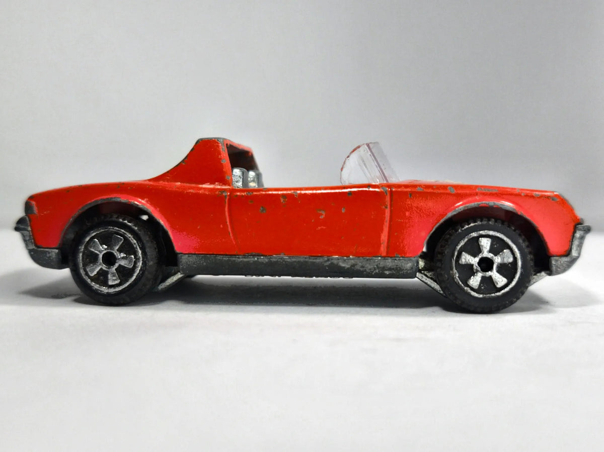 VW PORSCHE 914 Politoys '70 Czerwony 1:43 Made in Italy – zdjęcie 4