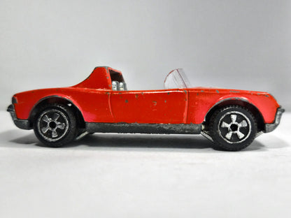 VW PORSCHE 914 Politoys '70 Czerwony 1:43 Made in Italy – zdjęcie 4