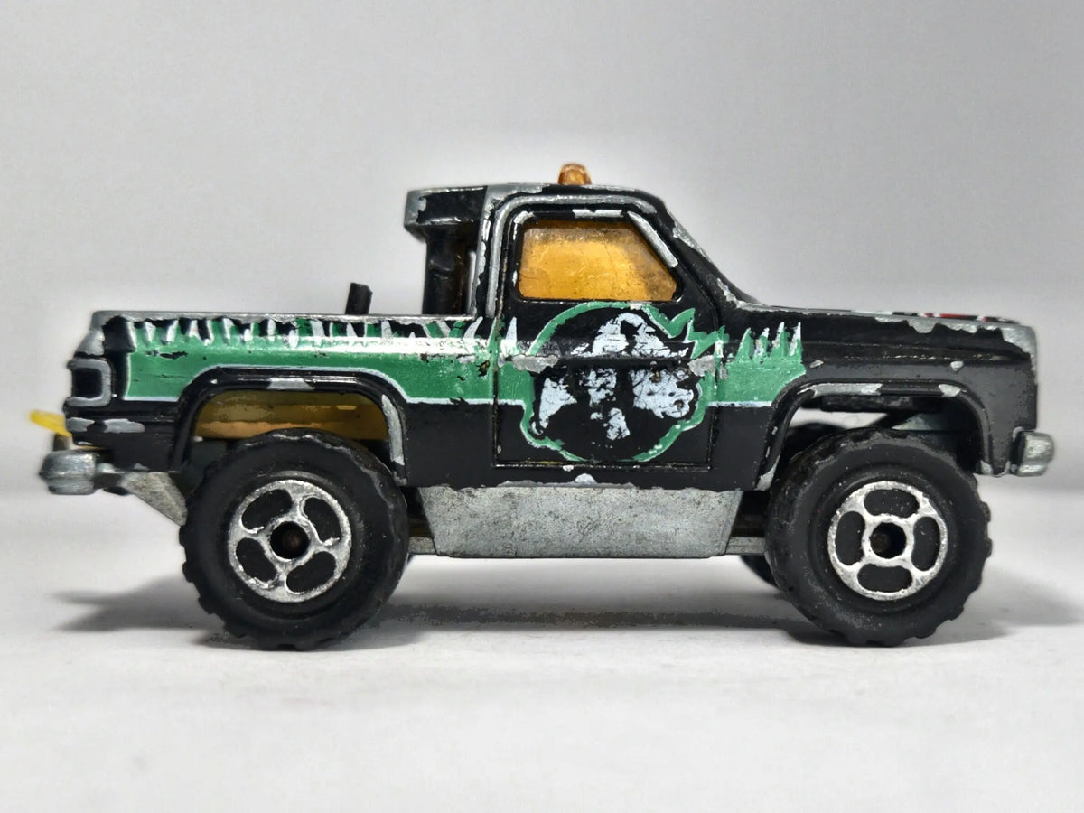 CHEVROLET BLAZER PICKUP, DEPANNEUSE, Majorette, Die cast NO.291 Czarny 1:62 – zdjęcie 4