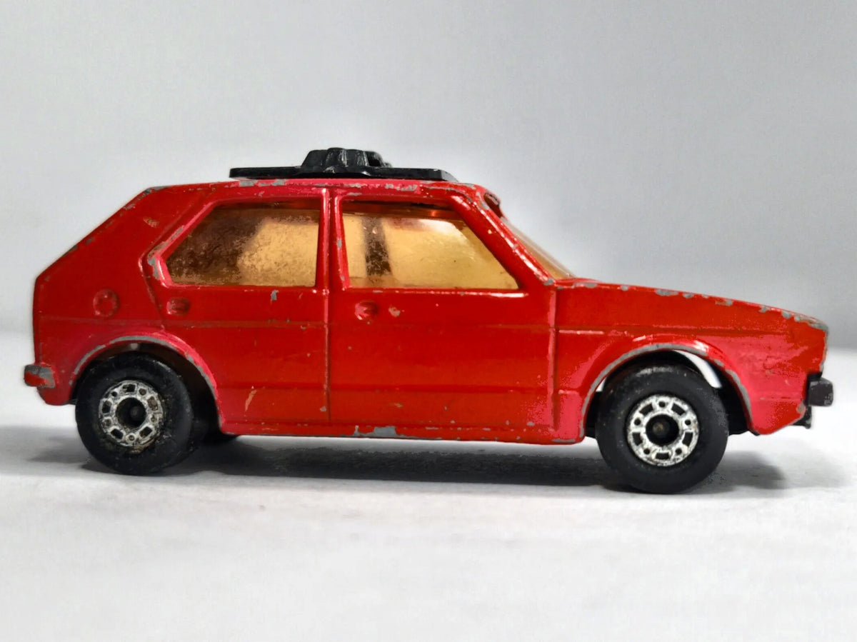 VW GOLF MK1 Superfast Matchbox 1976 Czerwony 1:52 Made in England – zdjęcie 4
