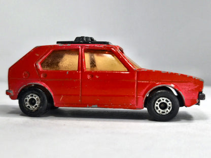 VW GOLF MK1 Superfast Matchbox 1976 Czerwony 1:52 Made in England – zdjęcie 4